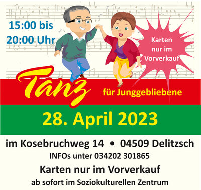 AUSVERKAUFT!!! Tanz für Junggebliebene im April