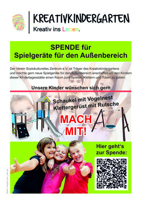 Spendenaktion für Spielgeräte