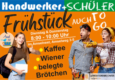 Frühstücksangebot im Amselnest